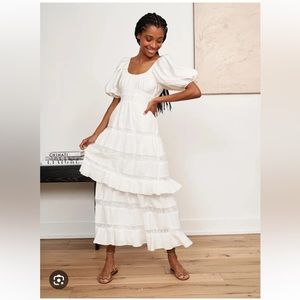 La Ligne Ivory Cosi Dress Small